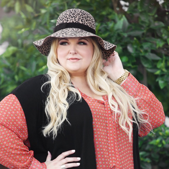 Simply Be Accessories - Animal Print Floppy Hat